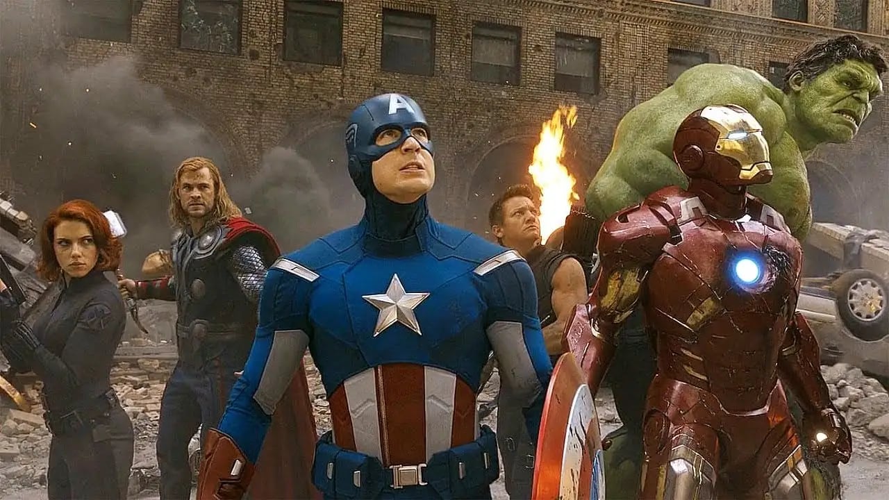 Figuras principales de Avengers.