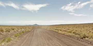 Ruta provincial 180 camino a El Nihuil en San Rafael.