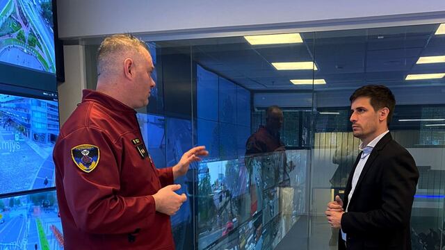 Viotti gestionó capacitaciones al personal del Centro de Monitoreo en CABA