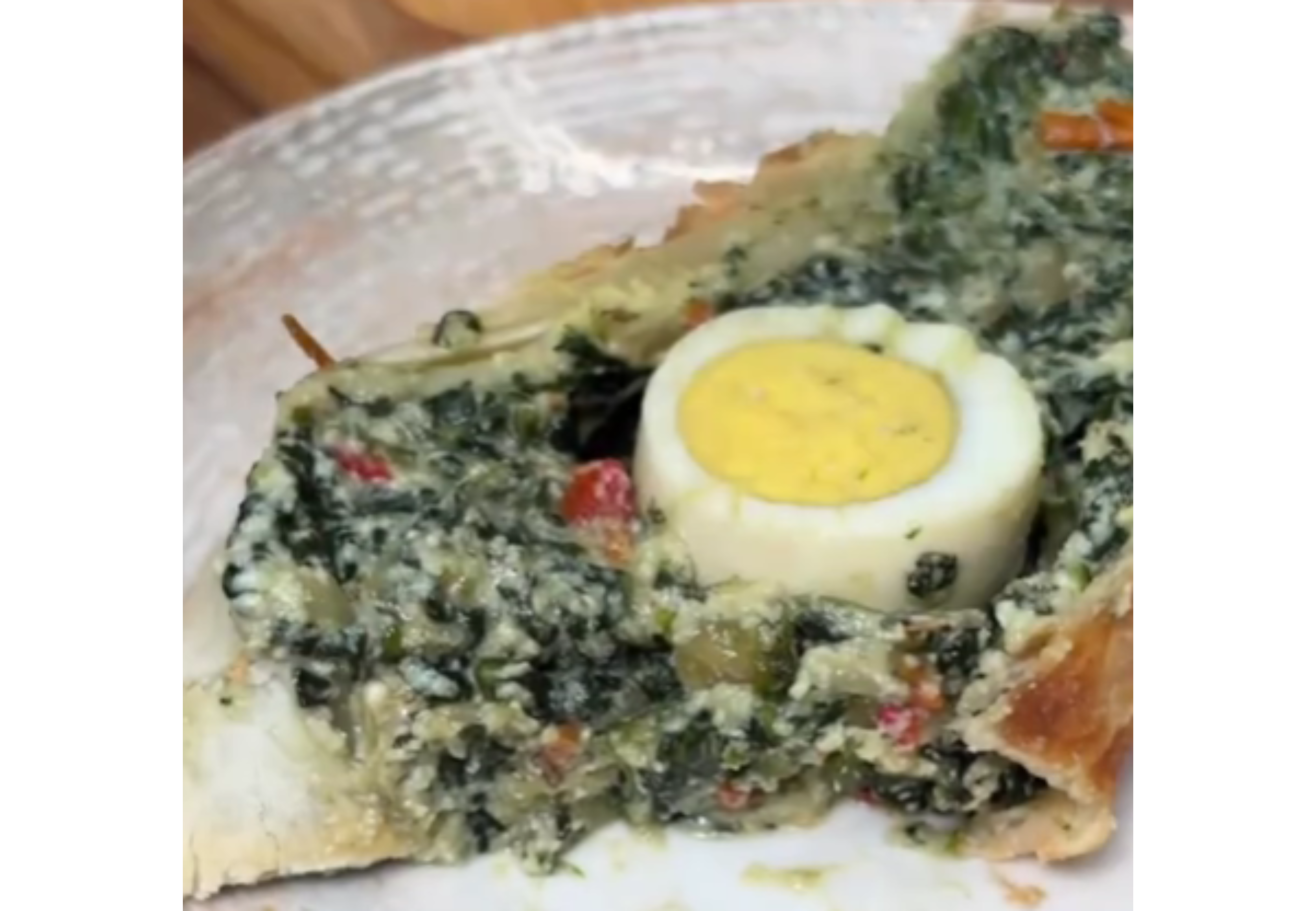 Así queda la tarta por dentro.