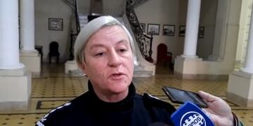 Emilse Chimenti, la Jefa de Policía de Santa Fe, estuvo en Rafaela tras la intervención en la UR V