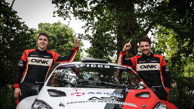 Tomás Maranzana y Pedro Salamone Rally Cordobés Arroyito