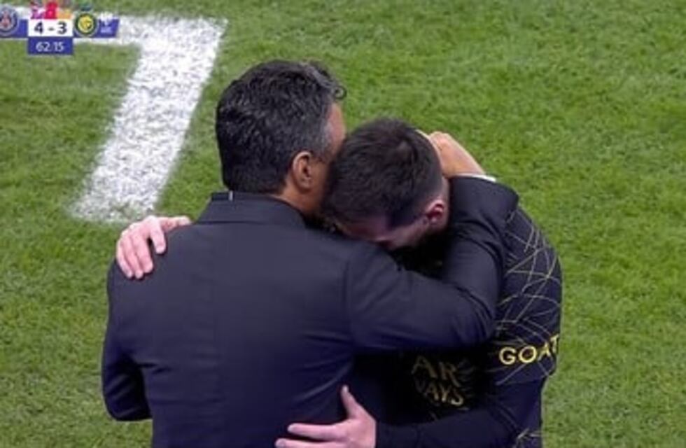 Marcelo Gallardo, protagonista del amistoso entre el PSG y el Riyadh Season y el gran abrazo con Lionel Messi