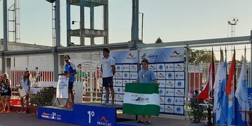 Fabricio Grumelli natación Arroyito