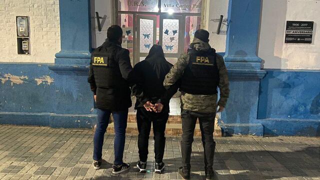 Detuvieron a un barrabrava que vendía cocaína en Cosquín. (FPA)