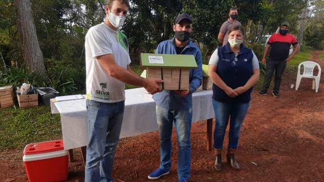 Capacitan a productores de Campo Grande sobre uso sustentable de la miel de Yateí
