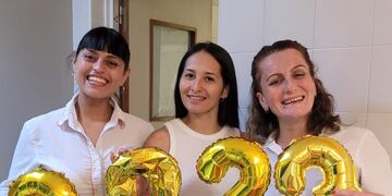 Personal del Hospital Carlos Rodríguez recibieron el 2023 en sus puestos de trabajo