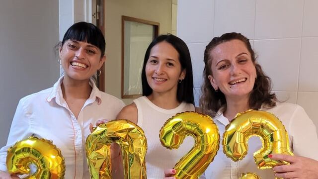 Personal del Hospital Carlos Rodríguez recibieron el 2023 en sus puestos de trabajo