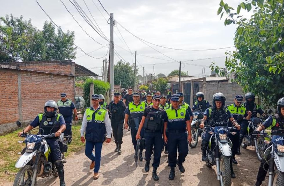 La Unidad Regional Norte lanzó un operativo de control y prevención en Los Nogales