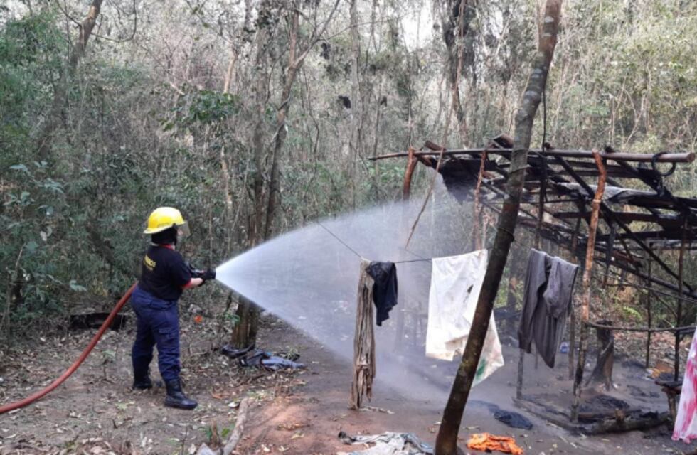 Otro foco de incendio tuvo lugar en la Selva Yryapú