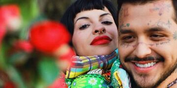 Cazzu y Christian Nodal.