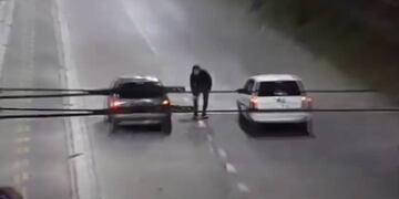 Los automovilistas se reunieron la madrugada del martes 28 de junio.