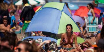 Ola de calor: la temperatura en Mar del Plata superó un récord de hace 40 años (Télam).