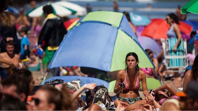 Ola de calor: la temperatura en Mar del Plata superó un récord de hace 40 años (Télam).