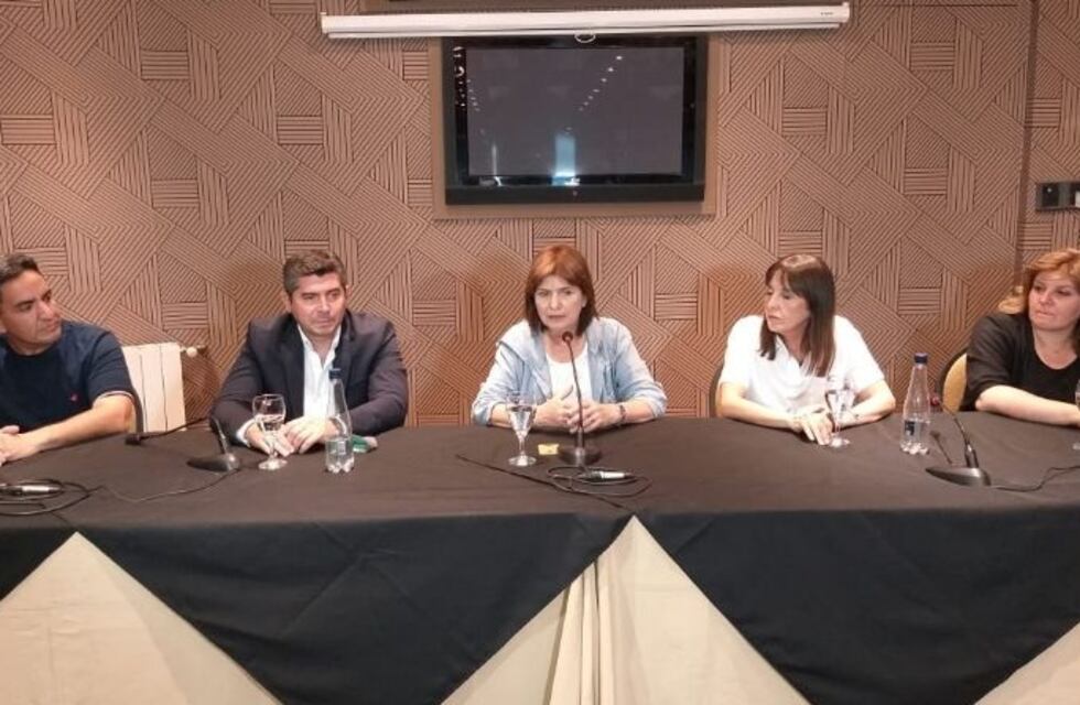 A días de las elecciones, Patricia Bullrich visitó San Juan y apoyó a sus candidatos