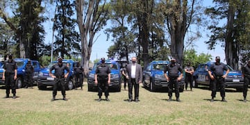 La Provincia sumó 22 camionetas a la policía de Rosario