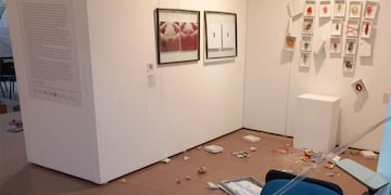 Un profesor de la Facultad de Derecho de la UNCuyo participó del violento ataque a la muestra de arte.