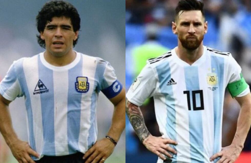 Lionel Messi se cruzó a Diego Maradona: un pueblo de La Pampa nombró dos calles como las estrellas del fútbol