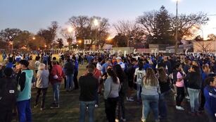 Movilización en rechazo al desalojo de "El Semillero" de Peñarol