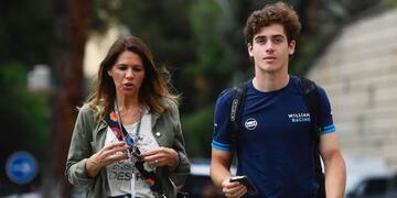 Fórmula 1: quién es la mamá de Franco Colapinto que lo acompaña en todas las carreras