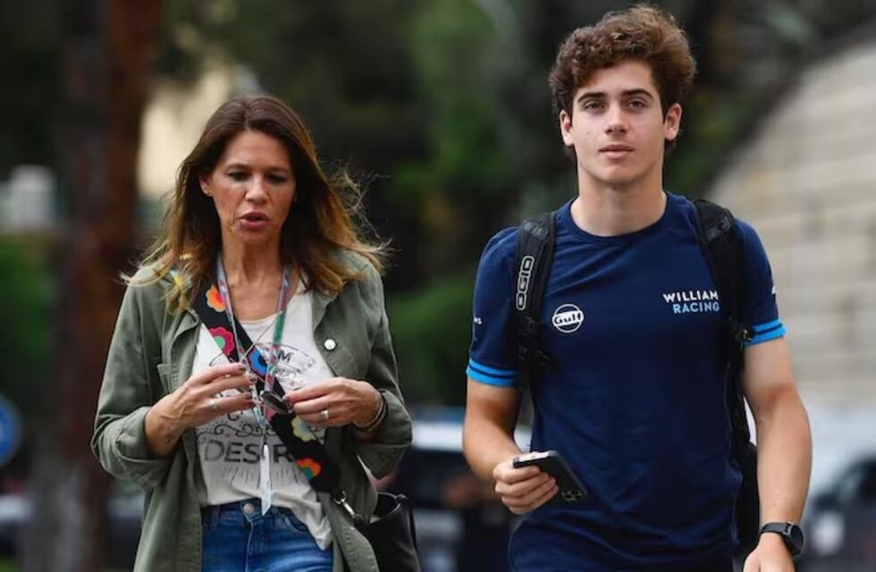 Fórmula 1: quién es la mamá de Franco Colapinto que lo acompaña en todas las carreras