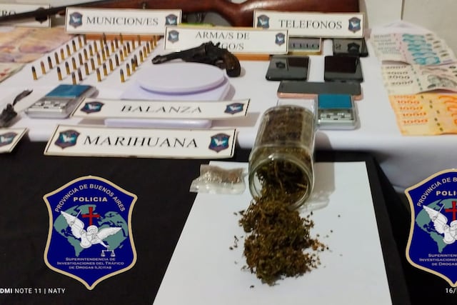 Importante operativo antidrogas en Tres Arroyos y Claromecó: desarticulan tres puntos de venta de estupefacientes