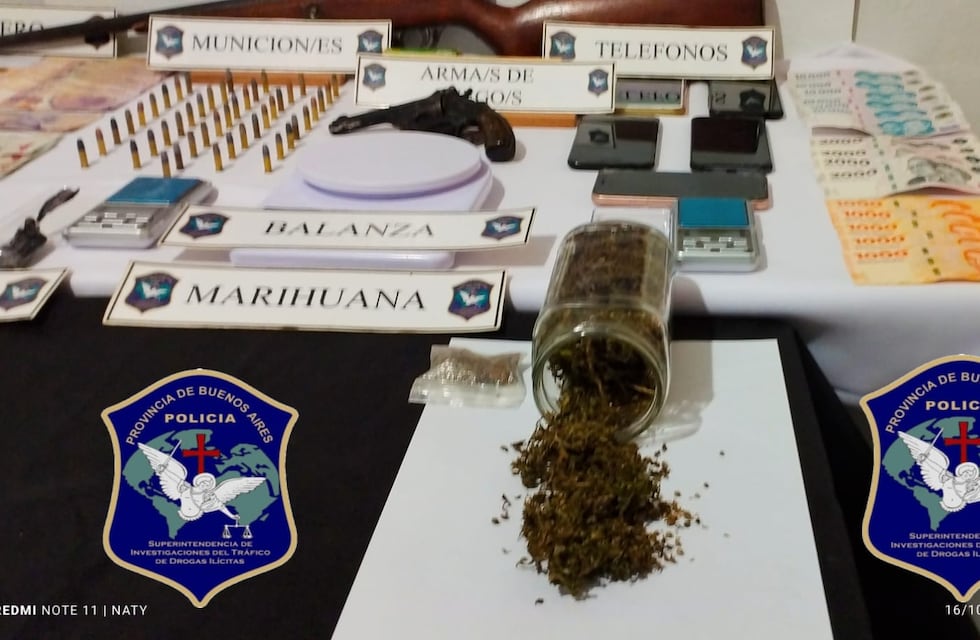 Importante operativo antidrogas en Tres Arroyos y Claromecó: desarticulan tres puntos de venta de estupefacientes