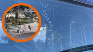 El video con la pelea del limpiavidrios y la agresión el patrullero en Córdoba.