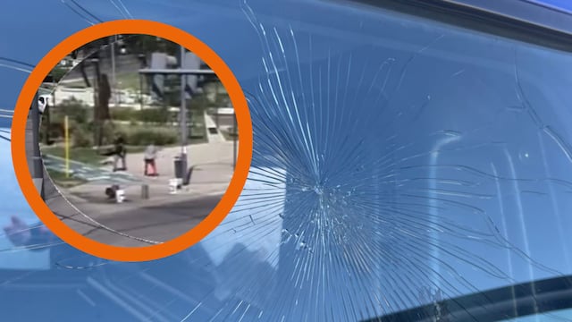 El video con la pelea del limpiavidrios y la agresión el patrullero en Córdoba.