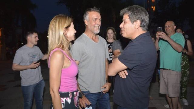 Gabriel Batistuta, Facundo Manes y Carolina Losada