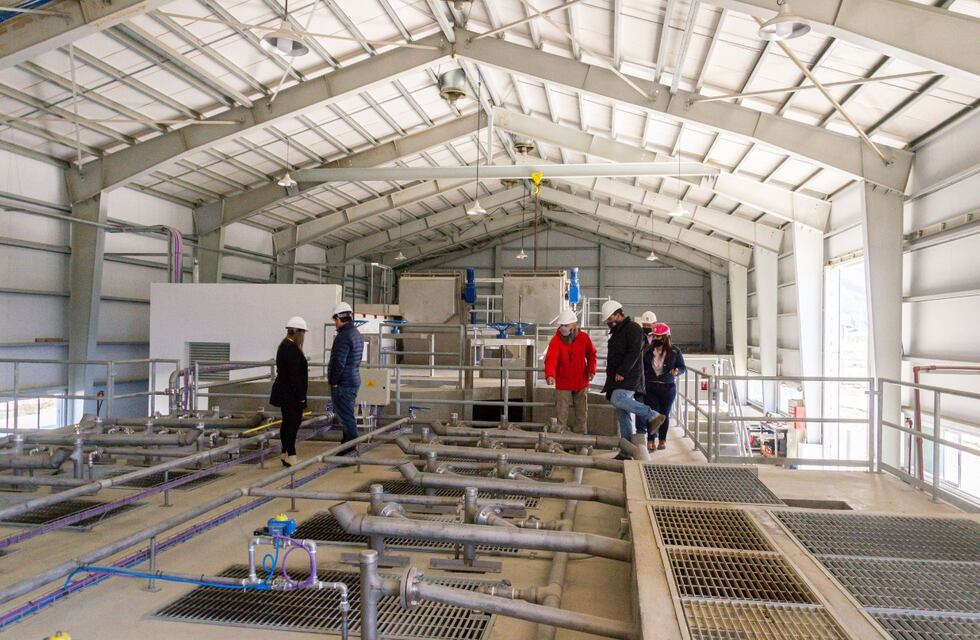 Funcionarios de Nación recorrieron las plantas cloacales de Ushuaia