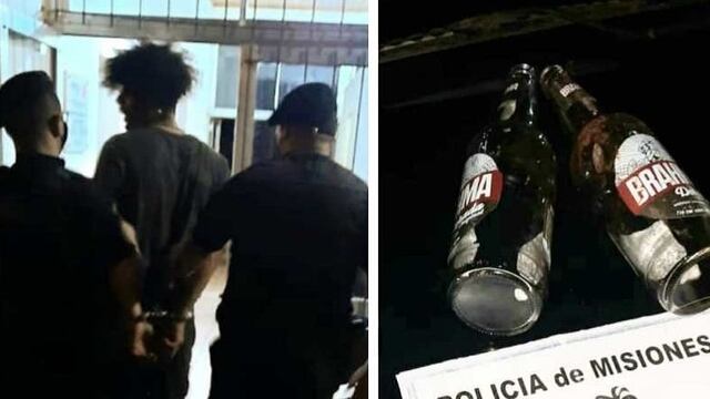 Dos individuos ocasionaron disturbios en la vía pública en Leandro N. Alem.