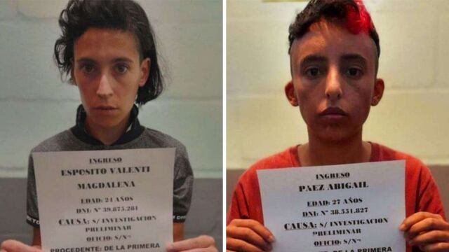 Magdalena Espósito Valenti (24), y su pareja, Abigail Páez (27), podrían tener cadena perpetua.