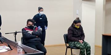 Los acusados, en la primera audiencia de formalización.