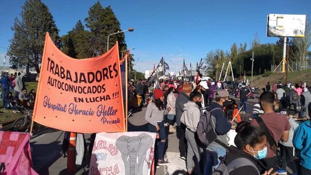 Petroleras utilizan aviones para esquivar los piquetes del personal de salud en Neuquén