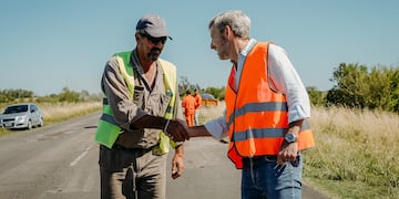 Rogelio Frigerio dio inicio formal al plan de recuperación vial en Entre Ríos