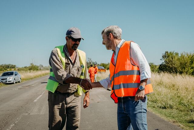 Rogelio Frigerio dio inicio formal al plan de recuperación vial en Entre Ríos