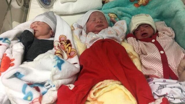 Hospital Materno Neonatal: una mujer dio a luz a trillizas