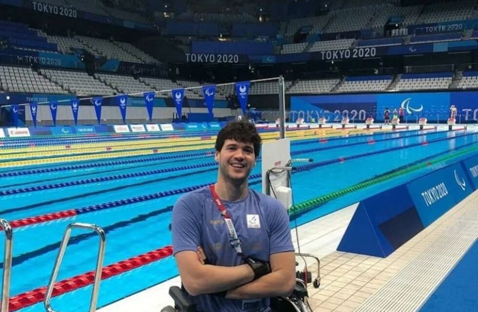 Matías De Andrade consiguió la medalla de plata en los 100 metros de espalda S6