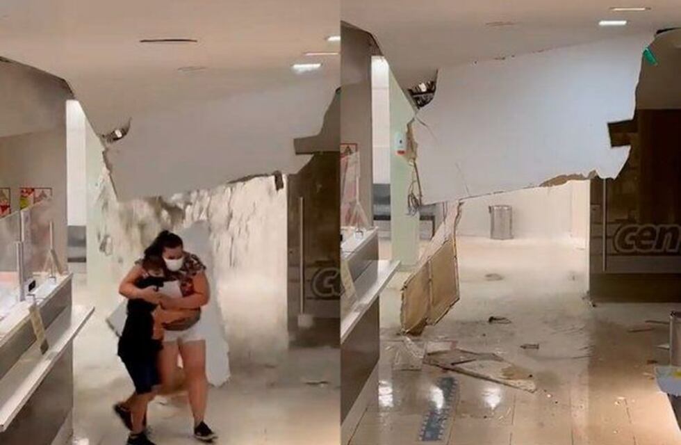 Intensas lluvias hicieron colapsar el techo de la guardia del Sanatorio de Niños de Rosario