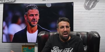 Azzaro tras la derrota de River en el Ducó.