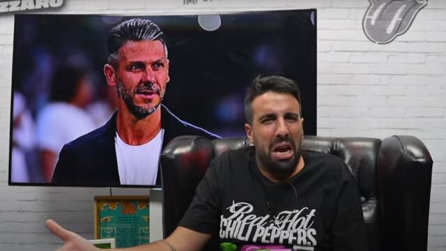 Azzaro tras la derrota de River en el Ducó.