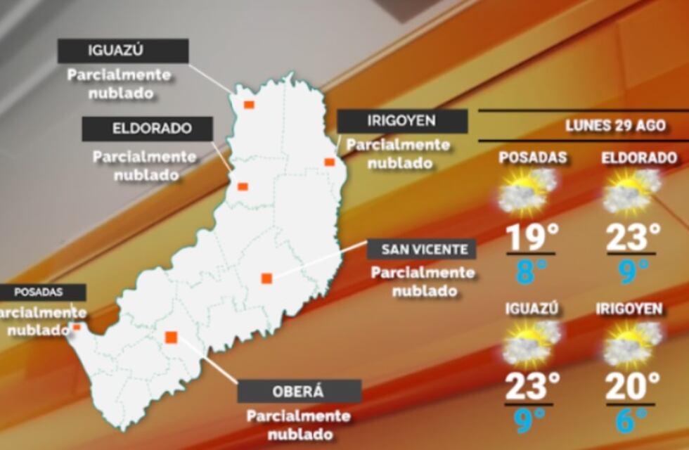 Inicio de semana con marcado descenso de temperaturas en Misiones