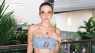 Sasha Ferro paralizó Instagram con un body total black, ultra ajustado y escotado