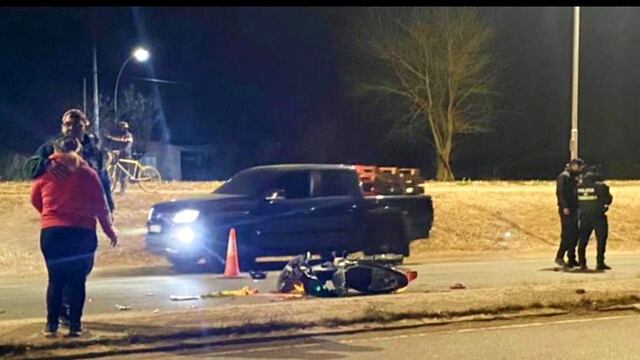 Accidente fatal en Guiñazú, en la mañana del jueves.