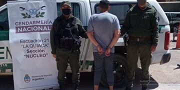 Un peligroso prófugo de nacionalidad chilena fue detenido en Jujuy por la Gendarmería Nacional.