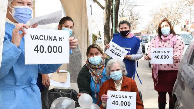 Aplicaron la vacuna 40.000 en Rafaela