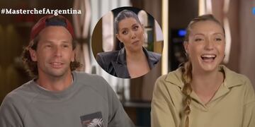 MasterChef: María Sol y Juan Francisco tuvieron “peleas maritales” y Wanda Nara los advirtió (Collage web)