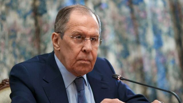 Seguéi Lavrov, ministro de relaciones exteriores de Rusia.