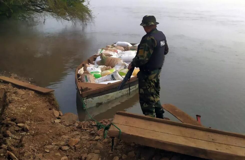 El Soberbio: incautaron trece toneladas de soja de contrabando